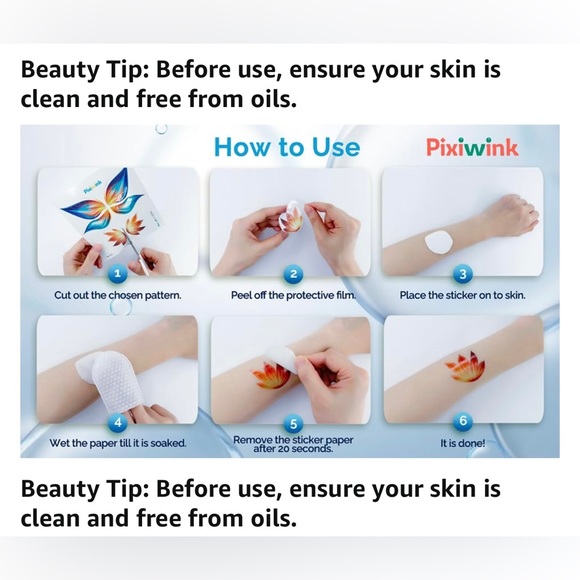 Butterfly Face Makeup Tattoo Kit Festival Glitter Face Gems - Picture 9 of 10